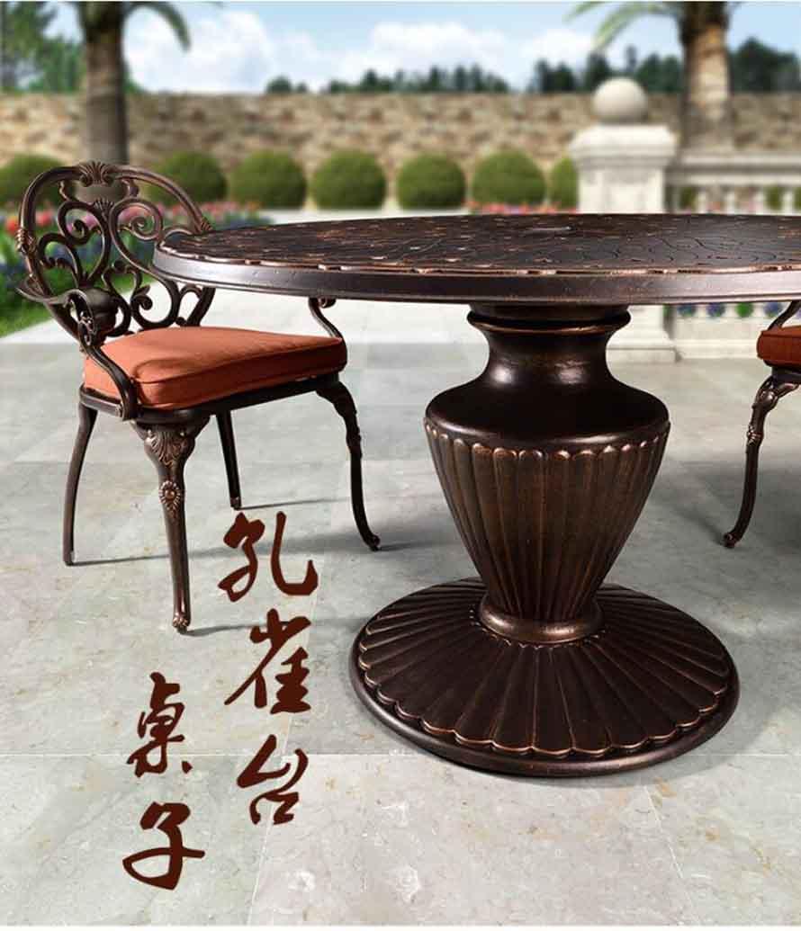 戶外桌椅廠家哪家好、戶外家具什么牌子好、戶外家具、休閑家具、鑄鋁桌椅、園林桌椅